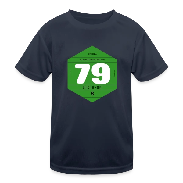 Vignette Automobile Vintage France 1979 sur T-shirt sport Enfant