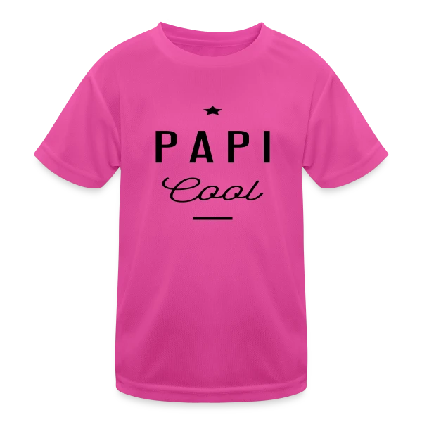 PAPI COOL sur T-shirt sport Enfant