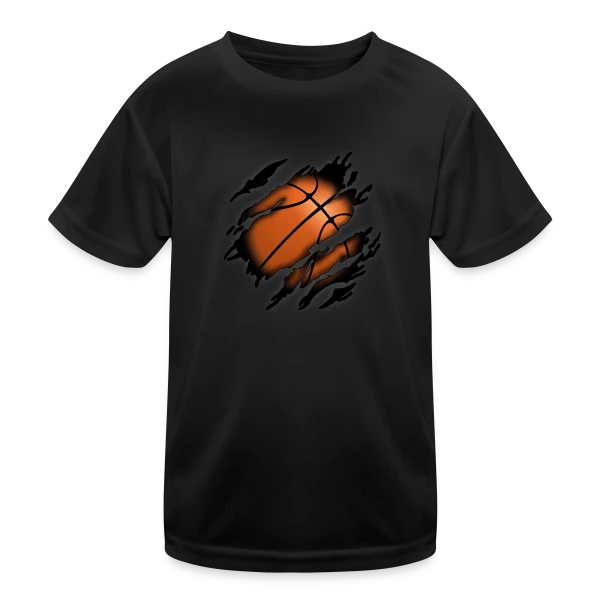 Le Basketball en Moi - Esprit Sportif sur T-shirt sport Enfant