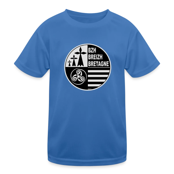 Emblème Breton Breizh sur T-shirt sport Enfant