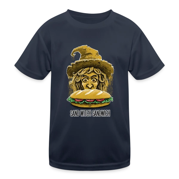 Sorcière des Sables & Son Sandwich sur T-shirt sport Enfant