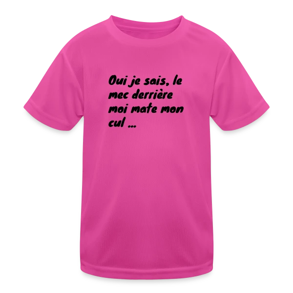 Regard Indiscret sur T-shirt sport Enfant