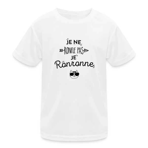 Je Ronronne sur T-shirt sport Enfant