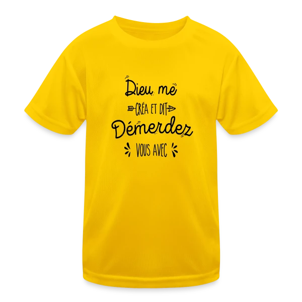 Démerdez-vous ! sur T-shirt sport Enfant