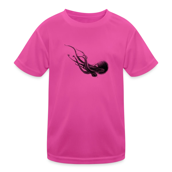 Octopoulpe sur T-shirt sport Enfant