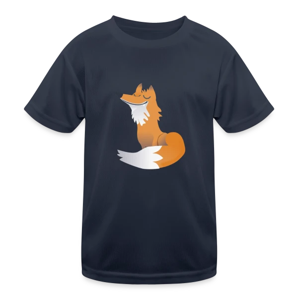 Renard Zen Élégant sur T-shirt sport Enfant