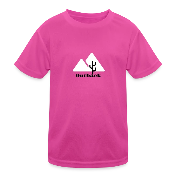 Outback Cactus Désert sur T-shirt sport Enfant