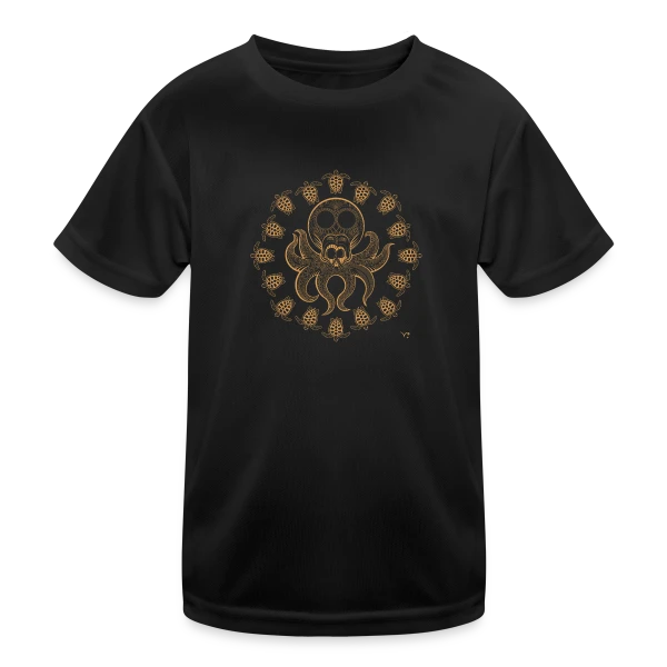 Crâne Poulpe sur T-shirt sport Enfant