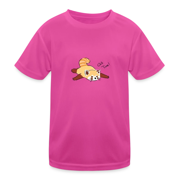 Panda Roux Détente sur T-shirt sport Enfant