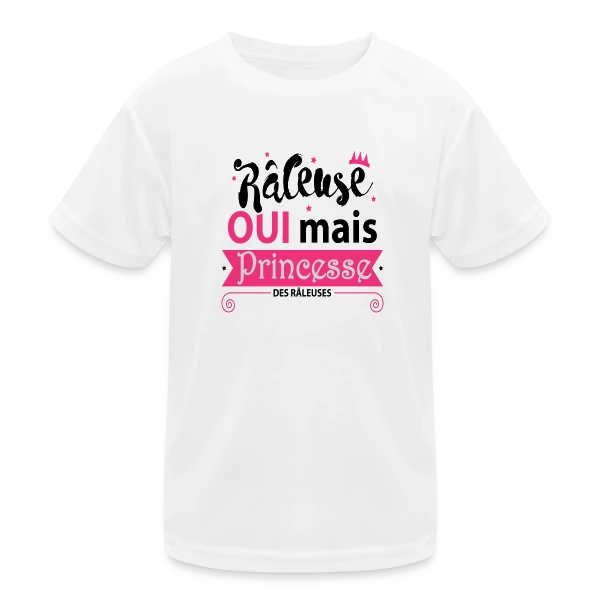 Princesse des Râleuses sur T-shirt sport Enfant