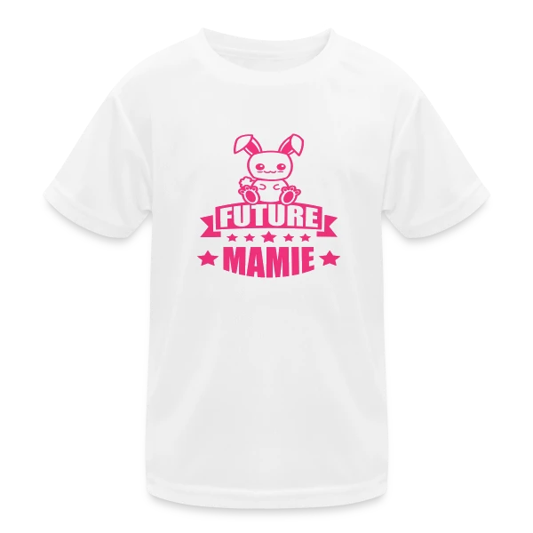 Future Mamie : Annonce de Bonheur Imminent sur T-shirt sport Enfant