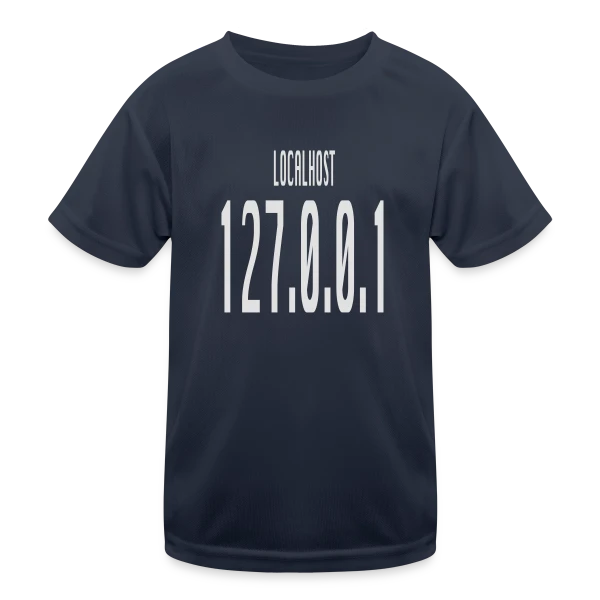 Localhost 127.0.0.1 - No Place Like Home pour Geek sur T-shirt sport Enfant