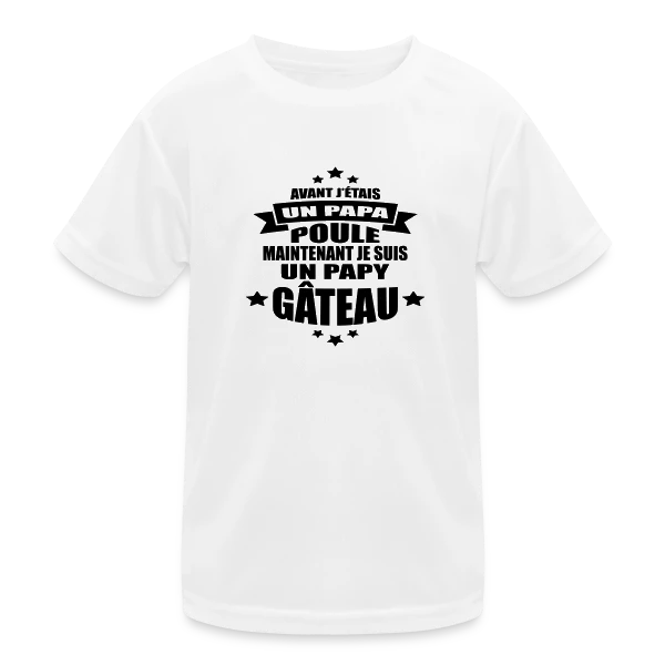 Papy Gâteau : Le Meilleur Grand-Père Affectueux sur T-shirt sport Enfant