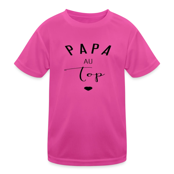 PAPA AU TOP sur T-shirt sport Enfant