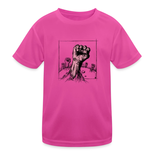 Punk's Not Dead : Mort-Vivant Rebelle sur T-shirt sport Enfant