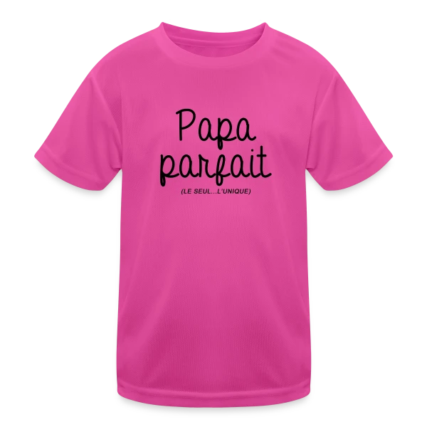 Papa Parfait sur T-shirt sport Enfant