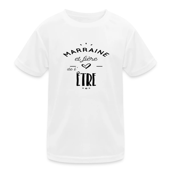 Marraine Fière sur T-shirt sport Enfant