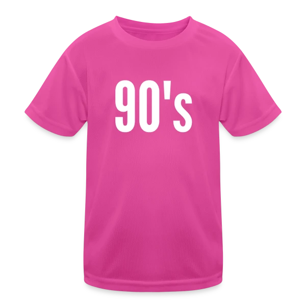 Esprit Années 90 Minimaliste sur T-shirt sport Enfant
