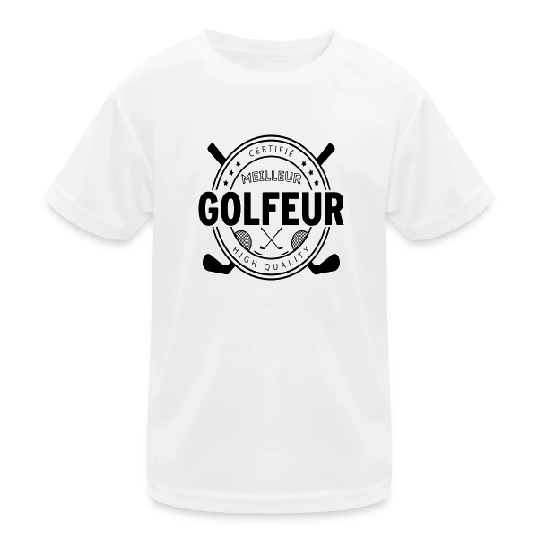 Le Super Golfeur - Cadeau Idéal Passion Golf sur T-shirt sport Enfant