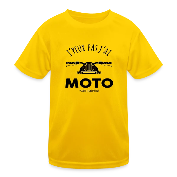 J'peux pas, j'ai moto ! sur T-shirt sport Enfant