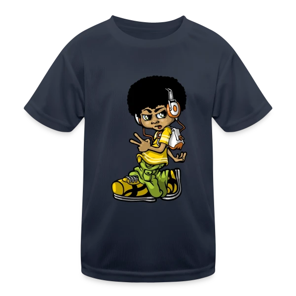 B-boy Hip Hop Vintage sur T-shirt sport Enfant