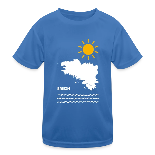 Breizh Soleil Mer sur T-shirt sport Enfant