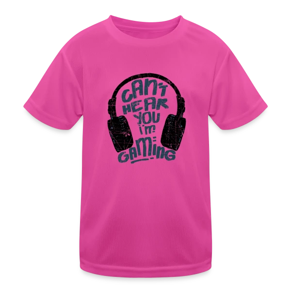 L'Équipement du Gamer: Le Headset sur T-shirt sport Enfant