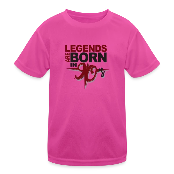 Légendes Nées Années 90 sur T-shirt sport Enfant