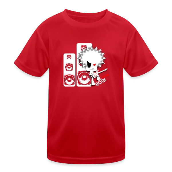 Devil Rock : L'Esprit Rebelle sur T-shirt sport Enfant