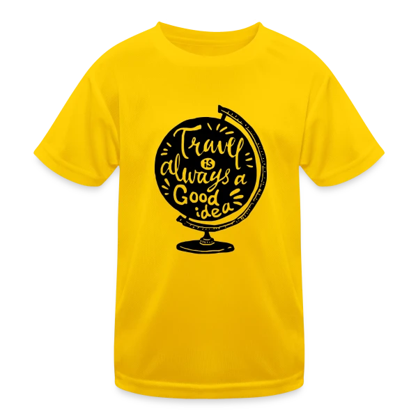 Le Voyage est Toujours une Bonne Idée sur T-shirt sport Enfant