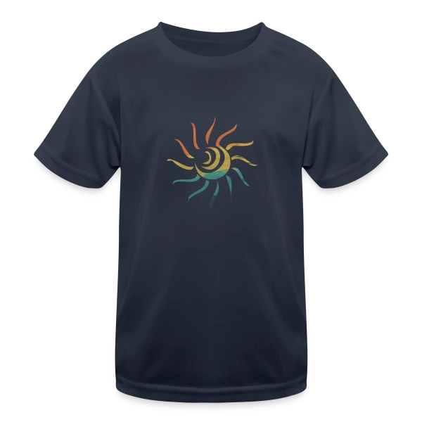 Soleil d'Été Tropical sur T-shirt sport Enfant