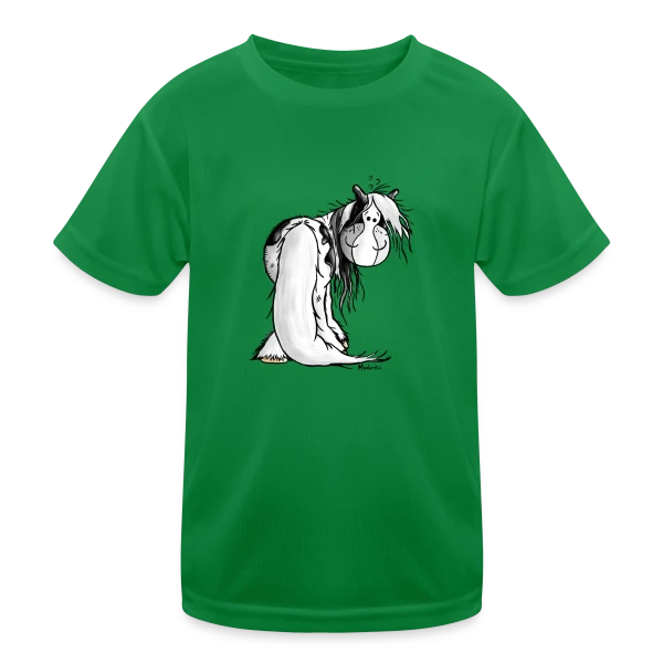 Cheval Irish Tinker - Galop Joyeux Cartoon sur T-shirt sport Enfant