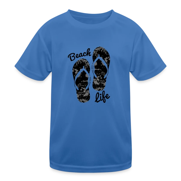 Vie de Plage Tongs Détente sur T-shirt sport Enfant