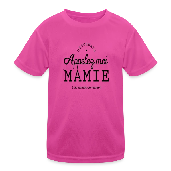 Moi, Nouvelle Mamie ! sur T-shirt sport Enfant