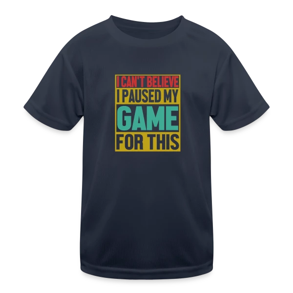 Gamer Authentique : Affichez Votre Vraie Nature sur T-shirt sport Enfant