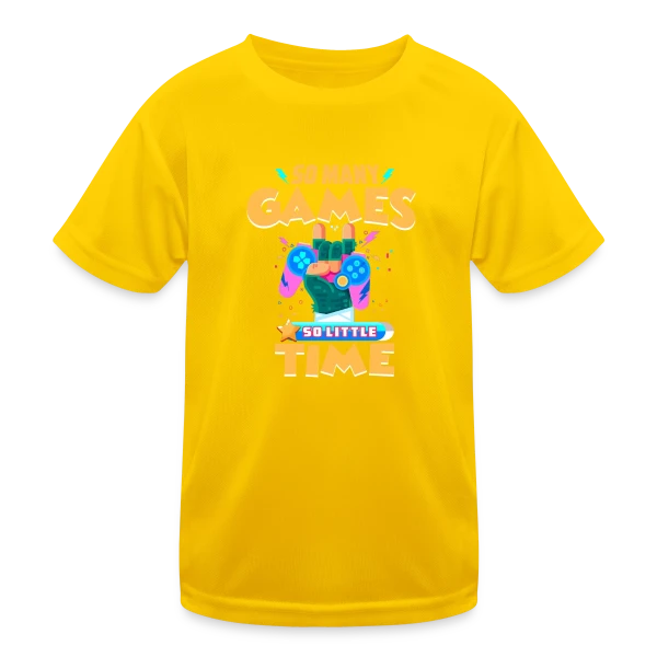 Style Gaming Rétro sur T-shirt sport Enfant