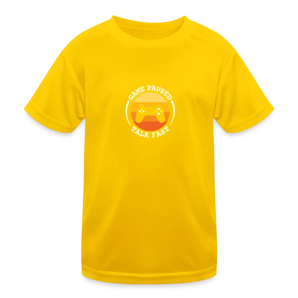 Manette Rétro Gaming sur T-shirt sport Enfant