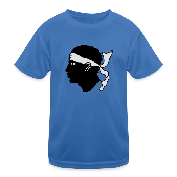 Tête de Maure Classique sur T-shirt sport Enfant