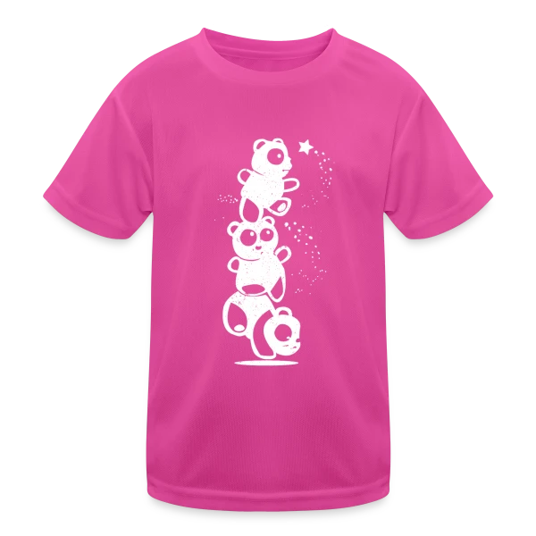 Panda Mignon Adorable sur T-shirt sport Enfant