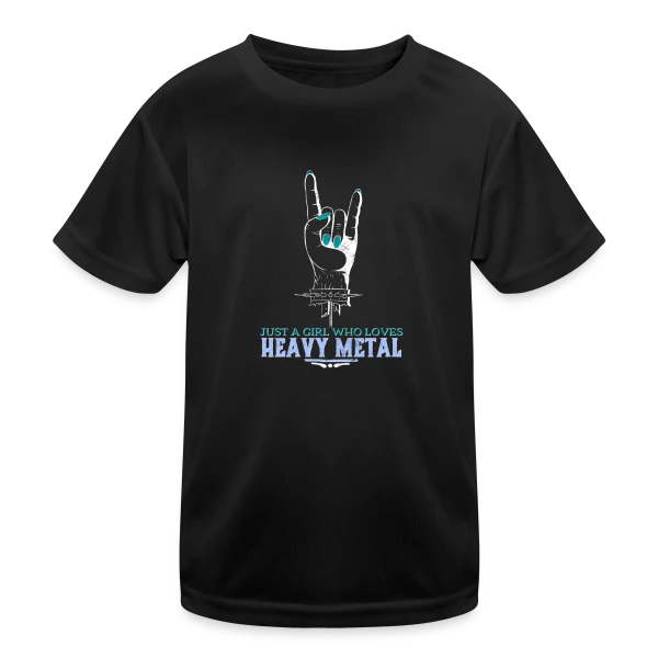 Passion Heavy Metal sur T-shirt sport Enfant