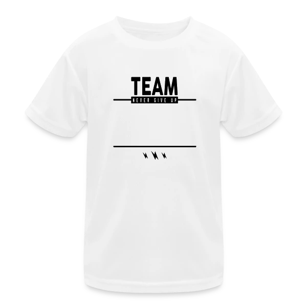 Équipe Personnalisable : Créez Votre Identité ! sur T-shirt sport Enfant