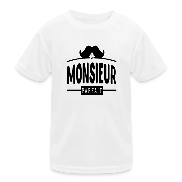 Monsieur Parfait : La perfection incarnée sur T-shirt sport Enfant
