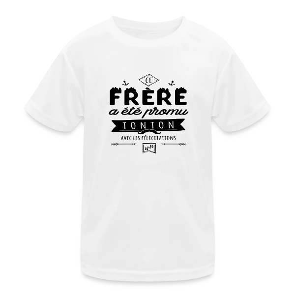 Bientôt Tonton Génial sur T-shirt sport Enfant