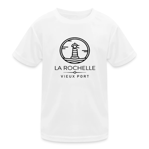 L'Élégance du Vieux Port de La Rochelle sur T-shirt sport Enfant