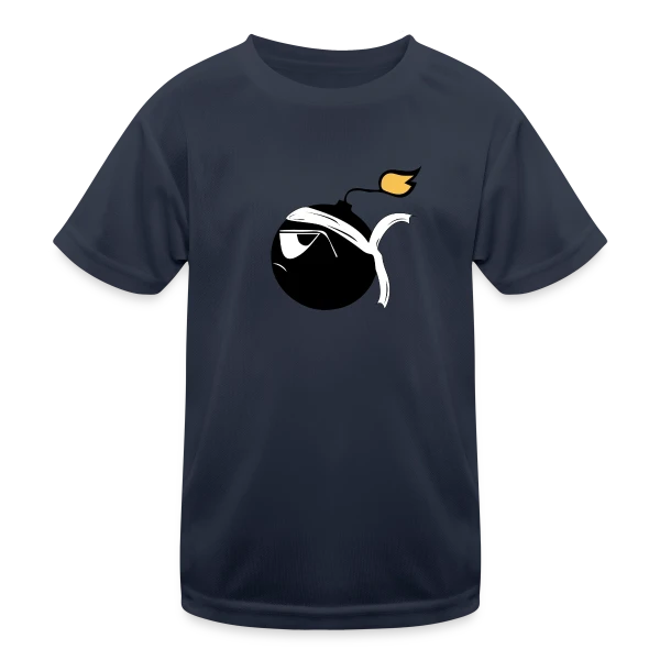 Bombe Corse Rebelle sur T-shirt sport Enfant