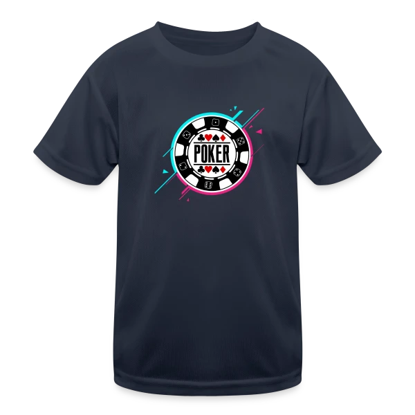 Poker: Personne ne se soucie de ce que tu as couché! sur T-shirt sport Enfant