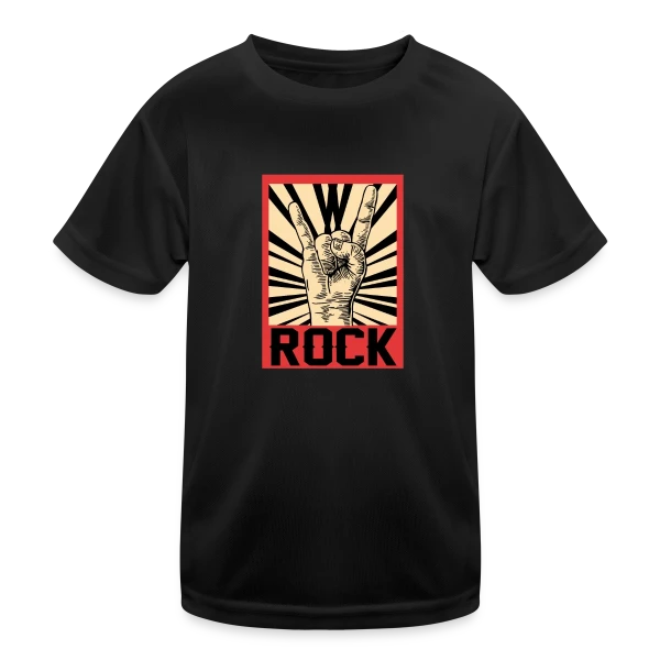 Simplement Rock sur T-shirt sport Enfant