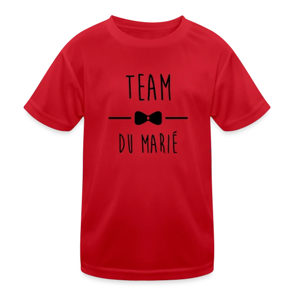 Team du Marié : Pour un EVG au Top ! sur T-shirt sport Enfant