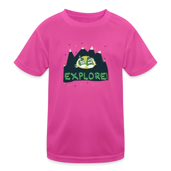 Randonnée Montagne Baskets sur T-shirt sport Enfant