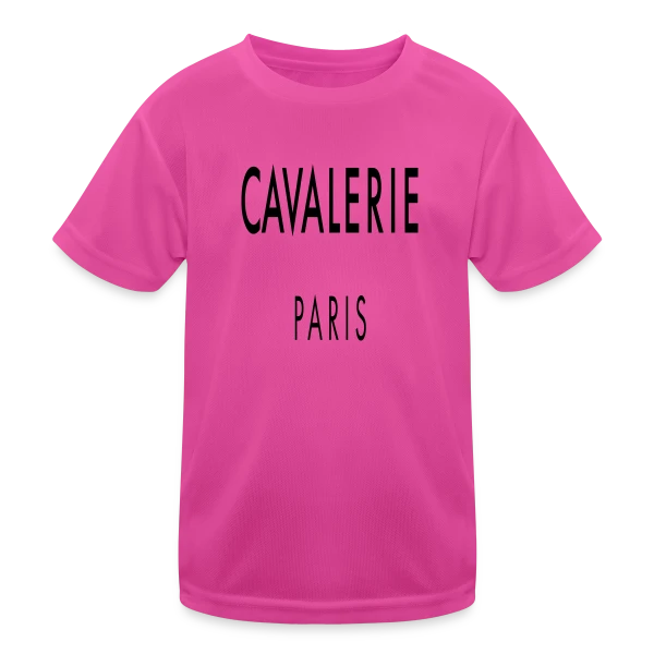 Cavalerie Paris Élégance sur T-shirt sport Enfant